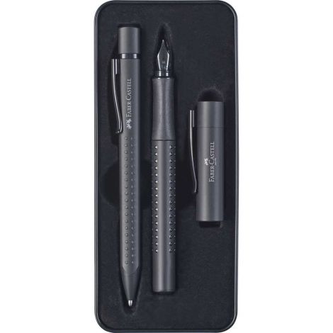 Zestaw Prezentowy Faber-Castell Grip 2011 Edycja Limitowana Pióro + Długopis Czarne
